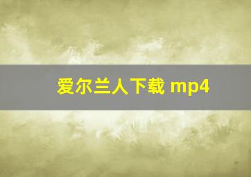 爱尔兰人下载 mp4